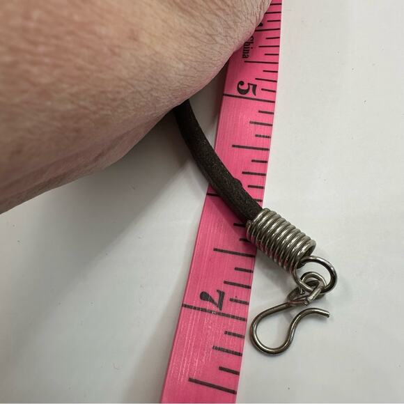 Unbranded Boho Bohemian Funky Single Painted Floral Ball Rubber Cord Bracelet - Picture 4 of 7